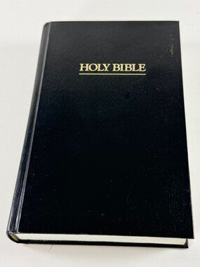 Holy Bible 1989 Book Hardcover Black New Reserved Standard Version Zondervan